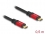 Delock USB 20 Gbps Cable USB Type-C™ male to male PD 3.0 100 W E-Marker 0.5 m red metal
