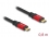 Delock USB 20 Gbps Cable USB Type-C™ male to male PD 3.0 100 W E-Marker 0.8 m red metal