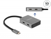 Delock USB 10 Gbps 4 Port USB Type-C™ Hub with USB Type-C™ connector
