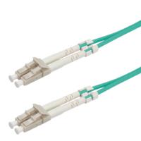 ROLINE Fibre Optic Jumper Cable, 50/125µm, LC/LC, OM3, turquoise 1 m