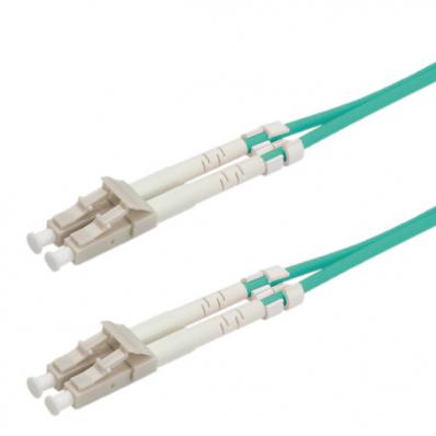 ROLINE Fibre Optic Jumper Cable, 50/125µm, LC/LC, OM3, turquoise 1 m