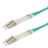 ROLINE Fibre Optic Jumper Cable, 50/125µm, LC/LC, OM3, turquoise 2 m