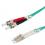 ROLINE Fibre Optic Jumper Cable, 50/125µm, LC/ST, OM3, turquoise 1 m