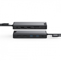 Alogic Dockingstation USB-C 12 in 1 Dual Display Mini MV2