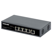 INTELLINET 4-Port Gigabit+1GE (PD) High PoE Switch