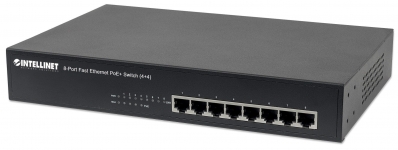 INTELLINET Switch 8x FE Rackmount 4x POE+ 4xRJ45 19