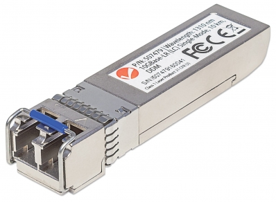 INTELLINET Transceiver SFP+ 10G Singlemode Duplex LC 10km