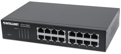 INTELLINET Switch 16x GE Desktop/Rackmount