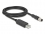 Delock M8 Serial Connection Cable with FTDI chipset, USB 2.0 Type-A male to M8 RS-232 male A-coded 3 pin 1.8 m black