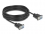 Delock Serial Cable RS-232 D-Sub9 female to female with narrow plug housing 10 m