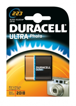 Duracell Batterie Ultra Photo Lithium 223 (CR-P2) 1St.