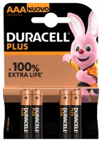 Duracell Batterie Plus NEW -AAA (MN2400/LR03) Micro 4St.