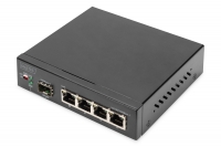 Digitus 4-Port Gigabit Network Switch, 1 SFP Uplink