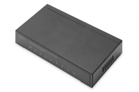 Digitus 8-Port Switch, 10/100/1000 Mbps Gigabit Ethernet, Unmanaged, Metall Housing