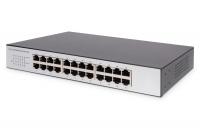 Digitus 24 Port Fast Ethernet Switch, Unmanaged