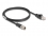 Delock M12 Cable X-coded 8 pin male to RJ45 male PVC 1 m