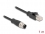 Delock M12 Cable D-coded 4 pin male to RJ45 male PVC 1 m