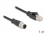 Delock M12 Cable A-coded 8 pin male to RJ45 male PVC 1 m