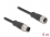 Delock M12 Cable A-coded 8 pin male to female PVC 5 m
