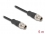 Delock M12 Cable X-coded 8 pin male to male PVC 5 m