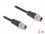 Delock M12 Cable X-coded 8 pin male to male PVC 2 m