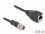 Delock M12 Cable X-coded 8 pin male to RJ45 female PVC 0.5 m