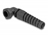 Delock Cable Gland with strain relief 90° angled PG13.5 black