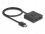 Delock HDMI Switch 2 to 1 bidirectional 8K