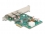 Delock PCI Express x1 Card to 1 x external USB Type-C™ female PD 30 W + 2 x external USB Type-A female USB 5 Gbps