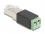 Delock RJ45 plug to Terminal Block Adapter 2 pin