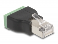 Delock RJ45 plug to Terminal Block Adapter 4 pin