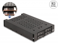 Delock 3.5″ Mobile Rack for 4 x M.2 NVMe SSD with OcuLink SFF-8612 connector