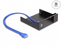 Delock 5.25″ Metal Installation Frame for Slim Bay Mobile Rack with USB 5 Gbps Hub