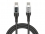 Delock USB 2.0 Data and Fast Charging Cable USB Type-C™ male to male PD 3.0 100 W with power indication transparent 2 m