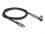 Delock Data and Charging Cable USB Type-C™ to Lightning™ for iPhone™, iPad™, iPod™ angled with stand function black 1.5 m MFi