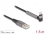 Delock Data and Charging Cable USB Type-A to Lightning™ for iPhone™, iPad™, iPod™ angled with stand function black 1.5 m MFi