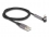 Delock Data and Charging Cable USB Type-A to Lightning™ for iPhone™, iPad™, iPod™ angled with stand function black 1.5 m MFi