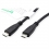 ROLINE GREEN USB 3.2 Gen 2 Cable, PD (Power Delivery) 20V5A, with Emark, C-C, M/M, black, 1 m
