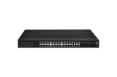 Level One LevelOne Switch 28x GE IGS-2128 4xSFP, 24xRJ45 Ports sw