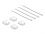 Delock Keystone Module RJ45 jack Cat.6A UTP 4 pieces