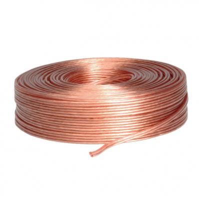 VALUE Loudspeaker Cable, transparent, 2.5mm², 100 m roll