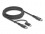 Delock USB Cable 2 in 1 USB Type-C™ to USB Type-C™ / Lightning™ for iPhone™ and iPad™ 2 m MFi 60 W