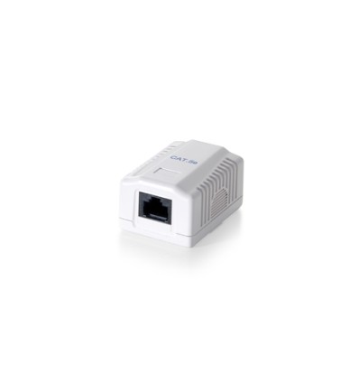 1-Port Cat.5e Surface Mounted Box, beige