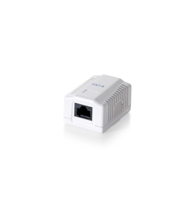 1-Port Cat.6 Surface Mounted Box, beige