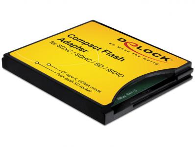 Delock Compact Flash Adapter for SD Memory Cards