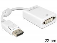 Delock Adapter Displayport 1.1 male DVI female Passive white