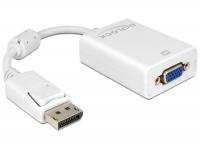 Delock Adapter Displayport 1.1 male VGA female white