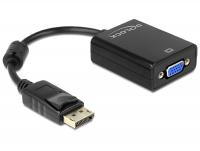 Delock Adapter Displayport 1.1 male VGA female black