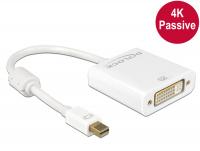 Delock Adapter mini Displayport 1.2 male DVI female 4K Passive white