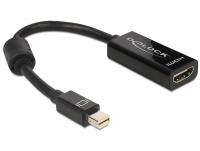 Delock Adapter mini Displayport 1.1 male HDMI female Passive black